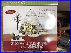Dept 56 CHRISTMAS IN THE CITY CRYSTAL GARDENS CONSERVATORY BRAND NEW