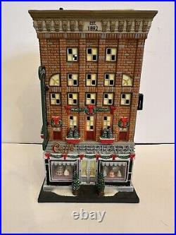 Dept 56 CHRISTMAS IN THE CITY FERRARA BAKERY AND CAFE Complete Missing Lights