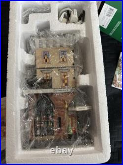 Dept 56 CHRISTMAS IN THE CITY Foster Pharmacy Complete