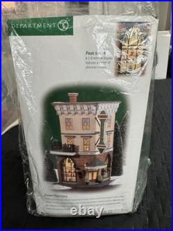 Dept 56 CHRISTMAS IN THE CITY Foster Pharmacy Complete