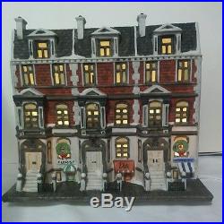 Dept 56 CHRISTMAS IN THE CITY Sutton Place Brownstone