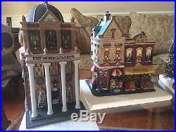 Dept 56 CHRISTMAS In The City Village- Lot Of 10 Pieces