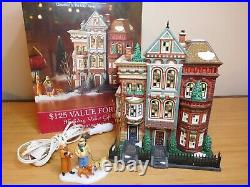 Dept 56 CIC Christmas In The City East Village Row Houses Gift Set of 2 MIB