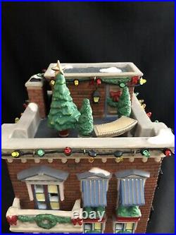 Dept 56 CIC Christmas In The City Parkside Holiday Brownstone Set 58937 Works