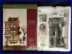 Dept 56 CIC Christmas In The City Parkside Holiday Brownstone Set 58937 Works
