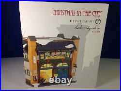 Dept 56 CIC Christmas in the City CHECKER CITY CAB CO. 4044789 Brand New! RARE