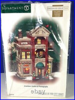 Dept 56 CIC Christmas in the City DOWNTOWN RADIOS & PHONOGRAPHS 56.59259 New