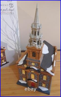 Dept 56 CIC Christmas in the City St. Paul's Chapel #4020173- MIB Dept 56 CIC Christmas in the City St. Paul's Chapel #4020173- MIB
