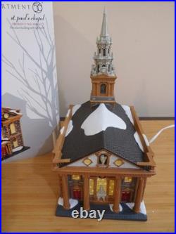 Dept 56 CIC Christmas in the City St. Paul's Chapel #4020173- MIB Dept 56 CIC Christmas in the City St. Paul's Chapel #4020173- MIB