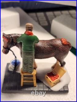 Dept 56 CIC City Park Carriage House P/N 4023614- 3 piece set with sign