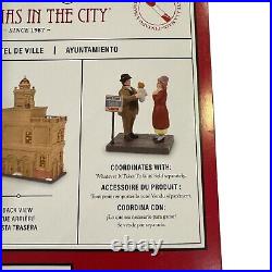 Dept 56 CITY HALL Christmas In The City 6011382 Brand New