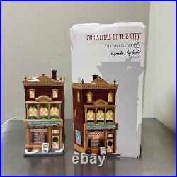 Dept 56 CUPCAKES BY BELLA Christmas in the City #4050912 with Box