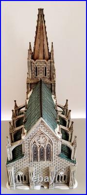 Dept 56 Cathedral of St. Nicholas Christmas in the City Signed Rare