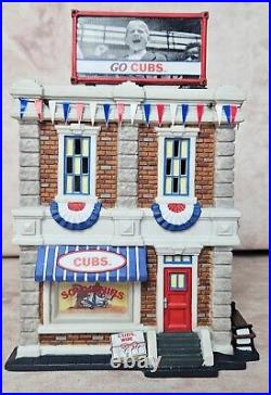 Dept 56 Chicago Cubs Souvenir Shop 59227 Retired Christmas In The City