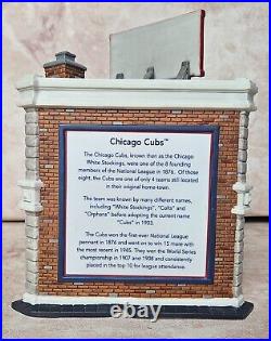 Dept 56 Chicago Cubs Souvenir Shop 59227 Retired Christmas In The City