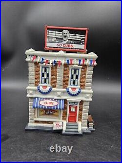 Dept 56 Chicago Cubs Souvenir Shop 59227 Retired Christmas In The City 2004