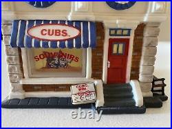 Dept 56 Chicago Cubs Souvenir Shop Christmas In The City #56.59227
