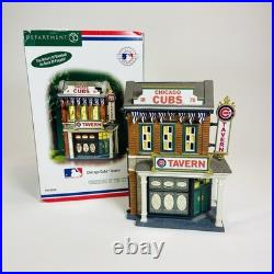 Dept 56 Chicago Cubs Tavern Christmas in the City Series 2004 Read Description