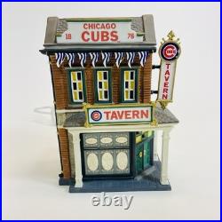 Dept 56 Chicago Cubs Tavern Christmas in the City Series 2004 Read Description