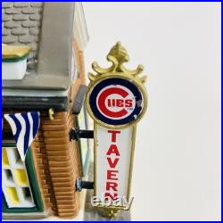 Dept 56 Chicago Cubs Tavern Christmas in the City Series 2004 Read Description