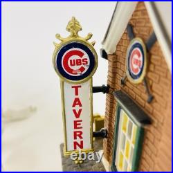 Dept 56 Chicago Cubs Tavern Christmas in the City Series 2004 Read Description