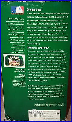 Dept 56 Chicago Cubs Wrigley Field Stadium World Series Christmas In The City