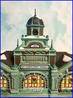 Dept 56 Christmas In City- East Harbor Ferry Terminal 59254 Collector's Edition