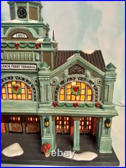 Dept 56 Christmas In City- East Harbor Ferry Terminal 59254 Collector's Edition