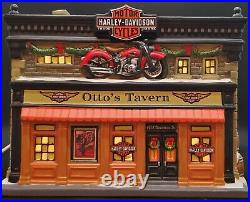 Dept 56 Christmas In City Harley-davidson Otto's Harley Tavern Brand New