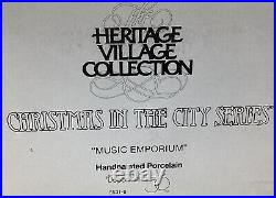 Dept 56 Christmas In The City 5531-0 Set Of 3 Clockworks Music Haberdashery
