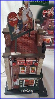 Dept. 56 Christmas In The City 59221 Coca Cola Soda Fountain In Original Box