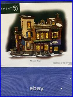 Dept 56 Christmas In The City 5th Avenue Shoppes 56.59212