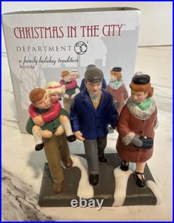 Dept 56 Christmas In The City A Family Holiday Tradition 4025248 RARE HTF in Box
