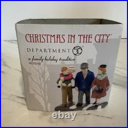 Dept 56 Christmas In The City A Family Holiday Tradition 4025248 RARE HTF in Box