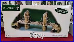 Dept 56 Christmas In The City- Brooklyn Bridge-#59247-Historical Landmark Series
