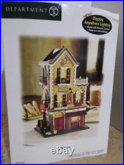 Dept. 56 Christmas In The City Cafe Tazio Anywhere Lighting Read Coffee House