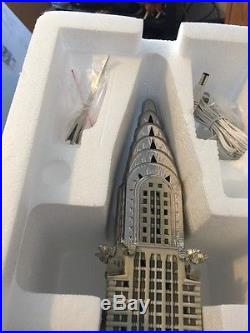 Dept 56 Christmas In The City Chrysler Building Never Been Used