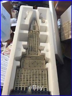 Dept 56 Christmas In The City Chrysler Building Never Been Used last one