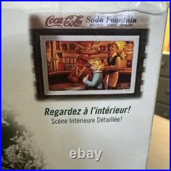 Dept 56 Christmas In The City Coca Cola Soda Fountain New