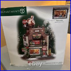 Dept 56 Christmas In The City Coca Cola Soda Fountain New