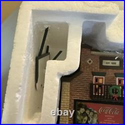 Dept 56 Christmas In The City Coca Cola Soda Fountain New