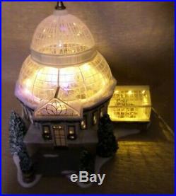 Dept 56 Christmas In The City Crystal Gardens Conservatory Lighted Village