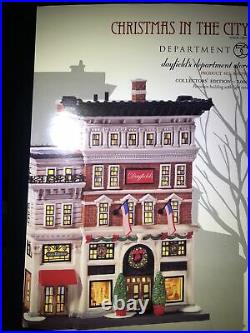 Dept 56 Christmas In The City Dayfields Department Store Brand New In Box