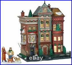Dept 56 Christmas In The City EAST VILLAGE ROW HOUSES SET 59266 DEALER STOCK-NEW