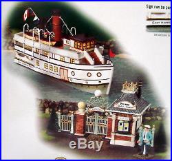 Dept 56 Christmas In The City East Harbor Ferry 56.59213 Mint Limited Edition