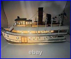 Dept 56 Christmas In The City East Harbor Ferry (Full Set Of 3) With Box