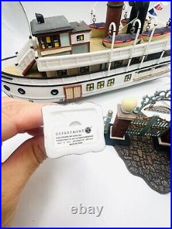 Dept 56 Christmas In The City East Harbor Ferry (Full Set Of 3) With Box