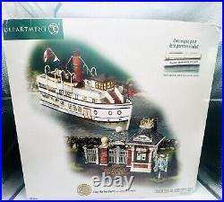 Dept 56 Christmas In The City East Harbor Ferry (Full Set Of 3) With Box