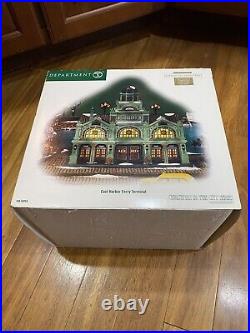 Dept 56 Christmas In The City East Harbor Ferry Terminal Limited Edition 59254