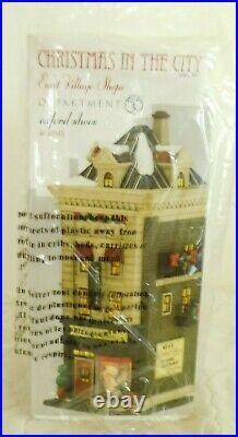 Dept 56 Christmas In The City East Village OXFORD SHOES New 4030343
